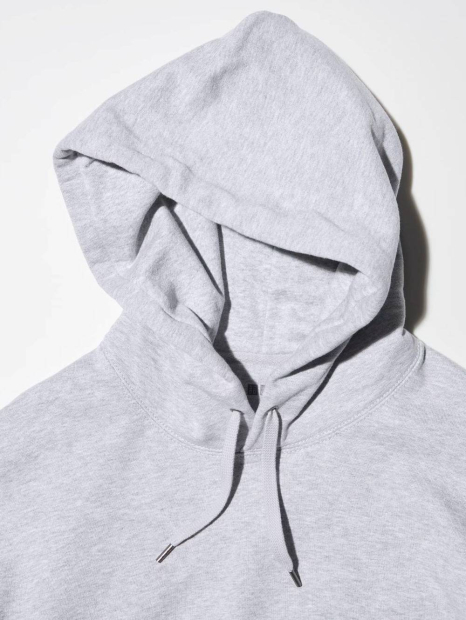 Стильное худи с капюшоном UNIQLO 1159832476 (Серый XL)