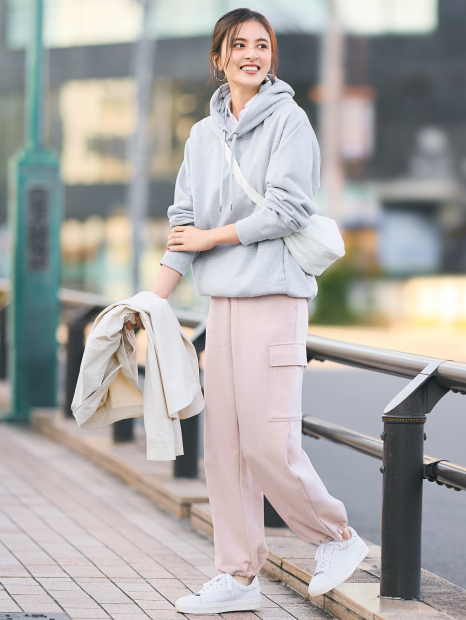 Стильное худи с капюшоном UNIQLO 1159832476 (Серый XL)