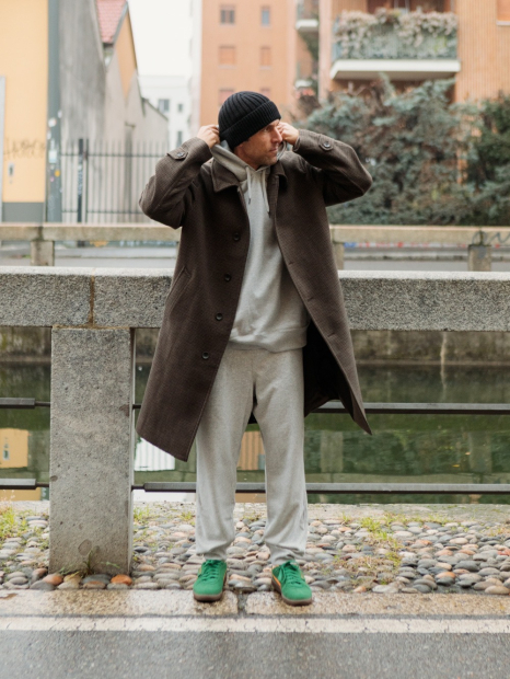 Стильное худи с капюшоном UNIQLO 1159832476 (Серый XL)