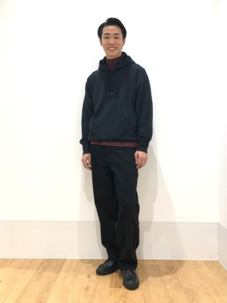 Стильное худи с капюшоном UNIQLO 1159832510 (Черный 3XL)