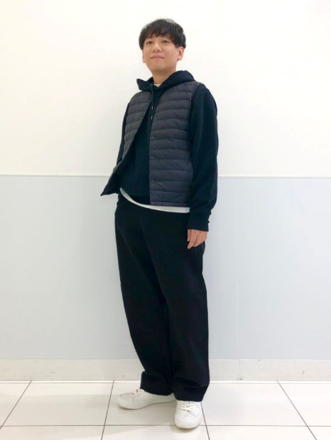 Стильное худи с капюшоном UNIQLO 1159832510 (Черный 3XL)