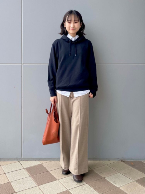 Стильное худи с капюшоном UNIQLO 1159832510 (Черный 3XL)