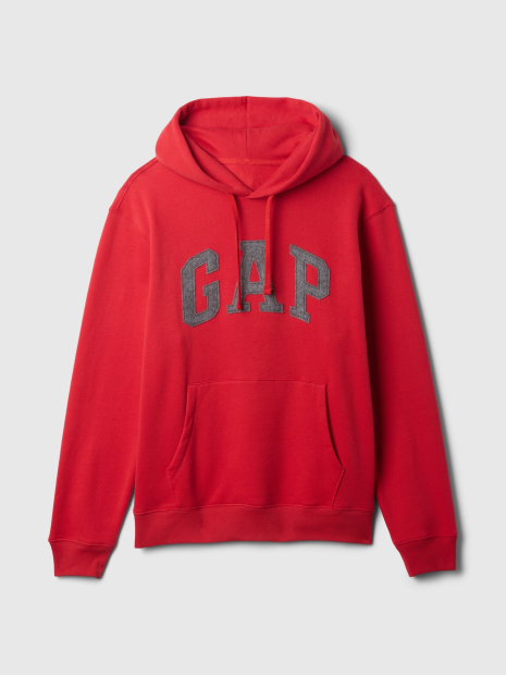 Мужское худи GAP флис 1159833216 (Красный L)