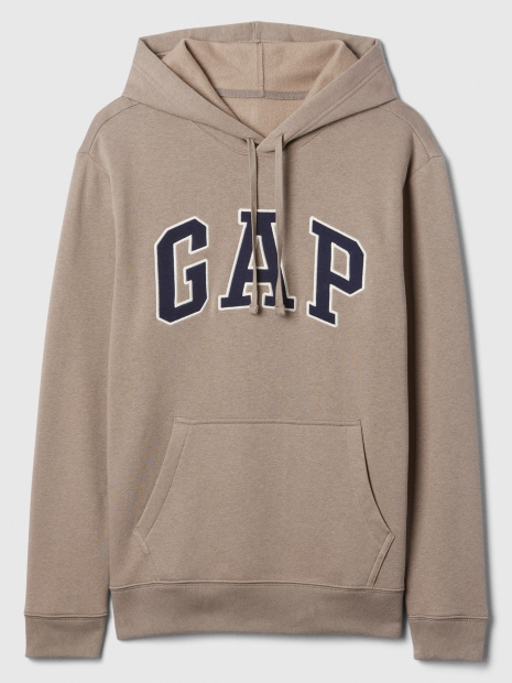 Мужское худи GAP флис 1159835077 (Коричневый M)