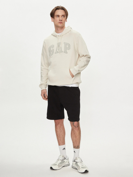 Мужское худи GAP флис 1159836657 (Бежевый XL)