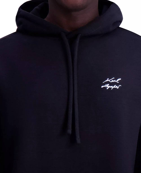 Мужское худи Karl Lagerfeld Paris с капюшоном 1159837235 (Синий XL)