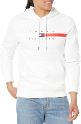 Мужское худи Tommy Hilfiger с логотипом 1159802168 (Белый, XL)
