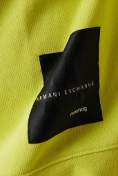 Мужское худи Armani Exchange с логотипом 1159815151 (Желтый XXL)