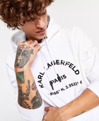 Мужское худи Karl Lagerfeld Paris 1159820419 (Белый XXL)