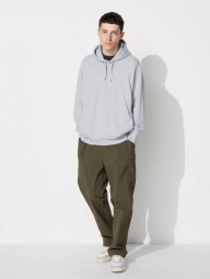 Стильне худи з капюшоном UNIQLO 1159832476 (Сірий XL)