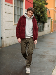 Стильное худи с капюшоном UNIQLO 1159832476 (Серый XL)