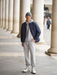 Стильное худи с капюшоном UNIQLO 1159832476 (Серый XL)