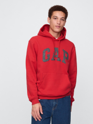 Мужское худи GAP флис 1159833216 (Красный L)