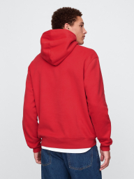 Мужское худи GAP флис 1159833216 (Красный L)