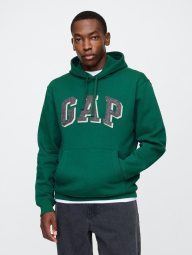 Мужское худи GAP флис 1159835084 (Зеленый M)