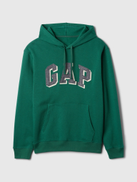 Мужское худи GAP флис 1159835084 (Зеленый M)