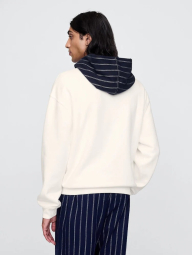 Мужское худи GAP флис 1159835321 (Белый L)