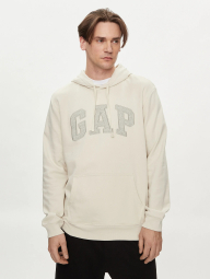 Мужское худи GAP флис 1159836657 (Бежевый XL)