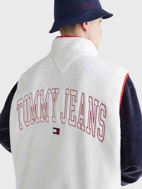 Теплая мужская жилетка Tommy Hilfiger безрукавка 1159782453 (Белый, L)