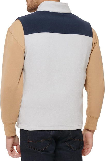 Жилетка мужская Tommy Hilfiger флисовая 1159782797 (Серый/Синий, 3XL)