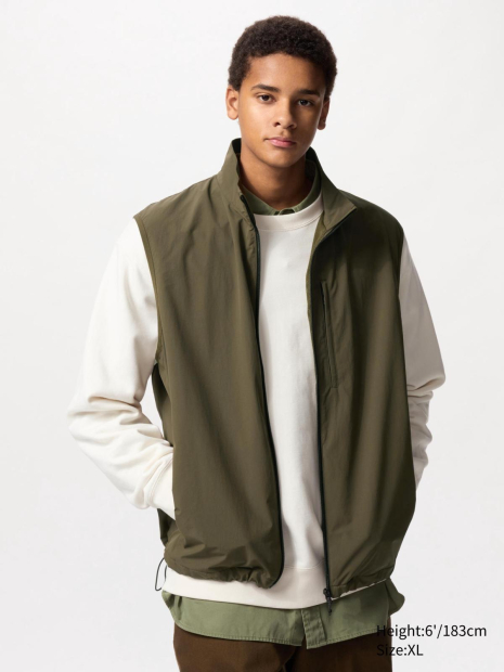 Житлет вітрозахисний Uniqlo 1159834466 (Зелений XL)