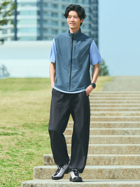 Житлет вітрозахисний Uniqlo 1159836998 (Синій L)