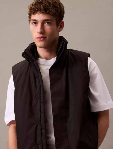 Чоловічий жилет Calvin Klein з капюшоном 1159837812 (Чорний M)