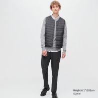 Стильный жилет Uniqlo 1159777192 (Серый, M)