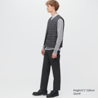 Стильный жилет Uniqlo 1159777192 (Серый, M)