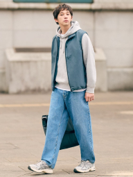 Житлет вітрозахисний Uniqlo 1159836998 (Синій L)
