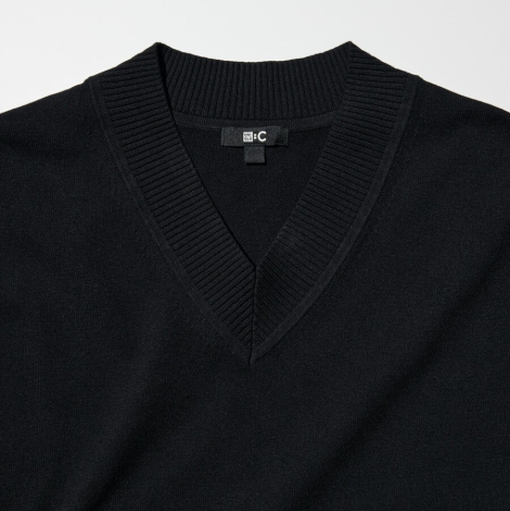 Вязаная жилетка UNIQLO 1159833245 (Черный L)