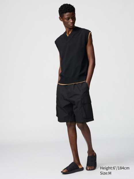 Вязаная жилетка UNIQLO 1159833245 (Черный L)