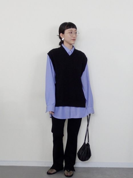 Вязаная жилетка UNIQLO 1159833245 (Черный L)