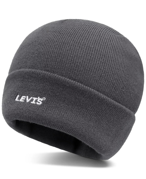 Зимний набор шапка и шарф Levi's в подарочной коробке 1159823423 (Серый One size)