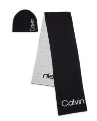 Набор Calvin Klein шапка и шарф 1159799667 (Черный, One size)