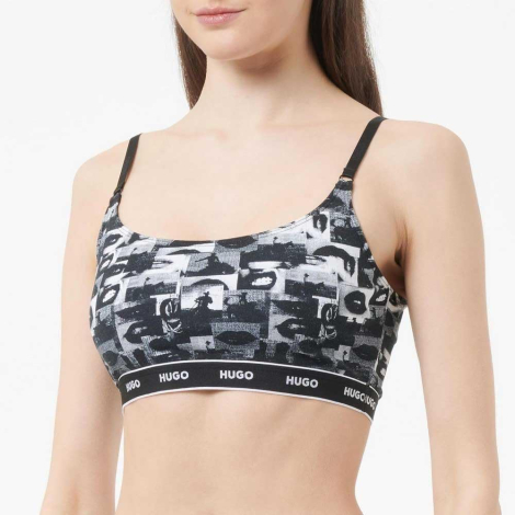 Набір бюстгальтерів Hugo Boss бра-топ 1159850812 (Чорний/Білий S)