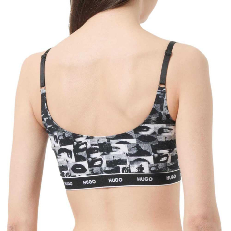 Набір бюстгальтерів Hugo Boss бра-топ 1159850812 (Чорний/Білий S)
