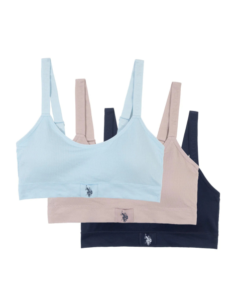 Набор бюстгальтеров U.S. Polo Assn 3 шт 1160814597 (Разные цвета L)