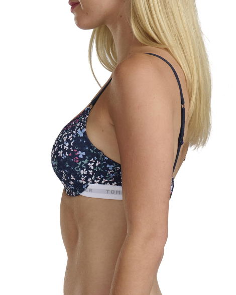 Набор бюстгальтеров Push-Up Tommy Hilfiger 1162686605 (Синий/Бежевый 34B)