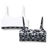 Набір бюстгальтерів Hugo Boss бра-топ 1159850812 (Чорний/Білий S)