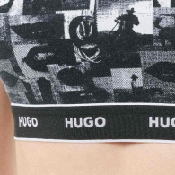 Набір бюстгальтерів Hugo Boss бра-топ 1159850812 (Чорний/Білий S)