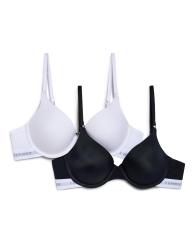Набор бюстгальтеров Push-Up Tommy Hilfiger 1159945050 (Черный/Белый 36C)