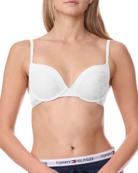 Набір бюстгальтерів Tommy Hilfiger Push-Up 1159956921 (Синій/Білий 34C)