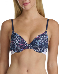Набор бюстгальтеров Push-Up Tommy Hilfiger 1162686605 (Синий/Бежевый 34B)