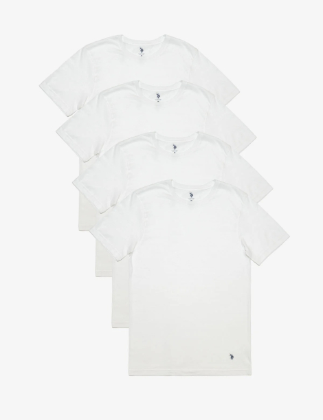 Набор мужских футболок U.S. Polo Assn 4 шт 1159852488 (Белый L)