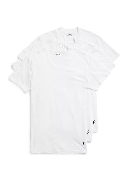 Набір чоловічих футболок Polo Ralph Lauren 3 шт. 1161145316 (Білий 1X)