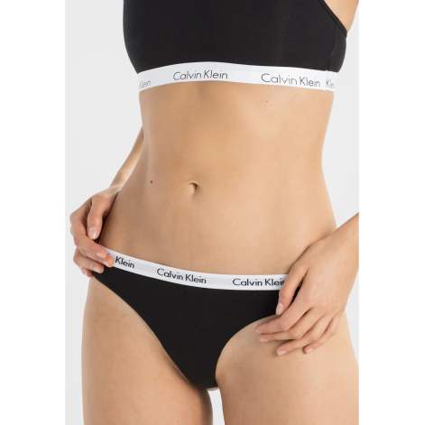 Набор трусиков тонг Calvin Klein 3шт 1159836928 (Черный/Серый XL)