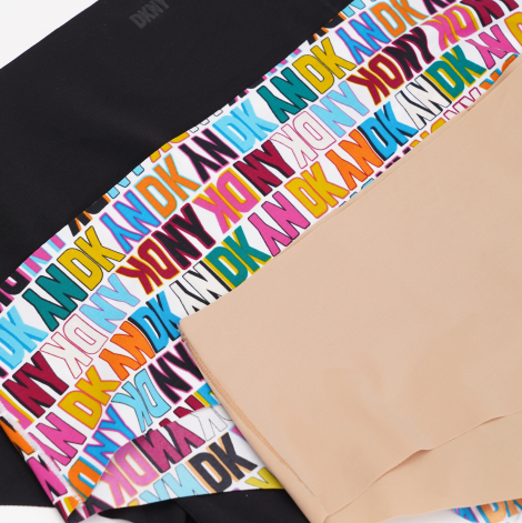 Жіночі безшовні трусики хіпстери DKNY набір 1159840877 (Різні кольори XL)