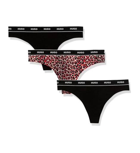 Жіночі трусики тонг Hugo Boss набір 1159843994 (Різні кольори XL)