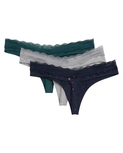 Набор женских трусиков Tommy Hilfiger тонг 1159849010 (Разные цвета XL)